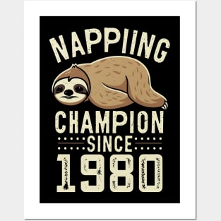 Napping champion since 1990 Posters and Art